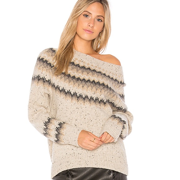 Vince Fair Isle Cashmere Sweater 